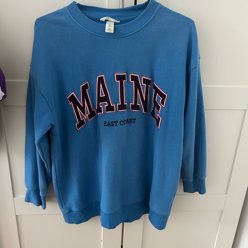 H&M Blue 'Maine' Sweatshirt
